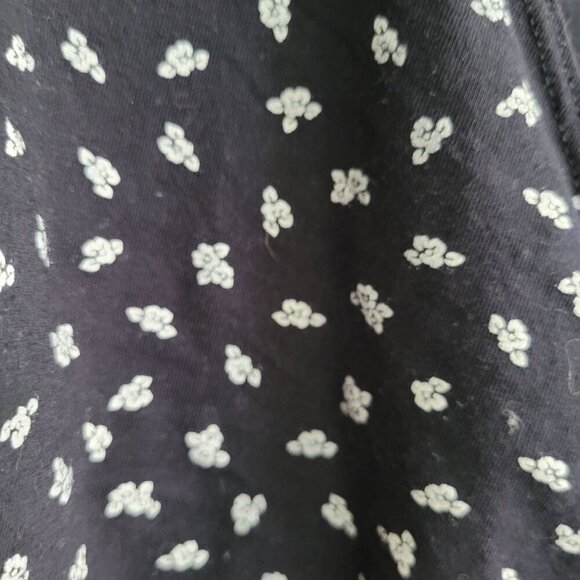 Brandy Melville Floral Tie-Front Crop Blouse Size S - Picture 7 of 8